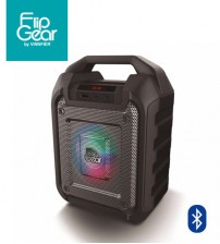 Vinnfier Flip Gear Tango 100 Portable Bluetooth Speaker with Voice Recording, Karaoke System, USB, Micro SD & Microphone